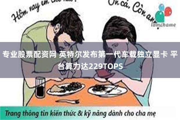 专业股票配资网 英特尔发布第一代车载独立显卡 平台算力达229TOPS