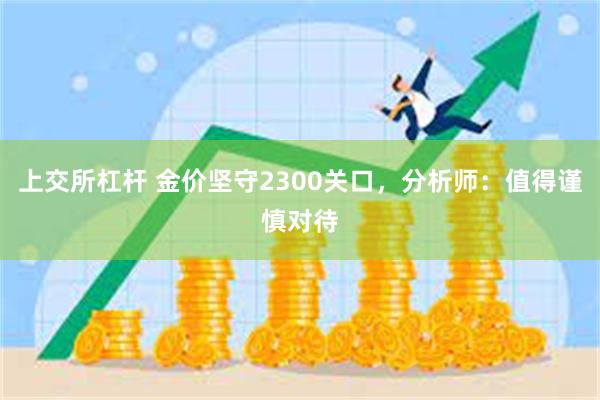 上交所杠杆 金价坚守2300关口，分析师：值得谨慎对待