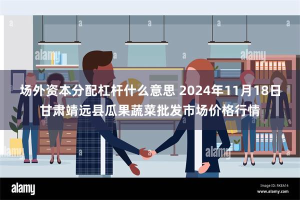 场外资本分配杠杆什么意思 2024年11月18日甘肃靖远县瓜果蔬菜批发市场价格行情