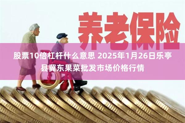 股票10倍杠杆什么意思 2025年1月26日乐亭县冀东果菜批发市场价格行情